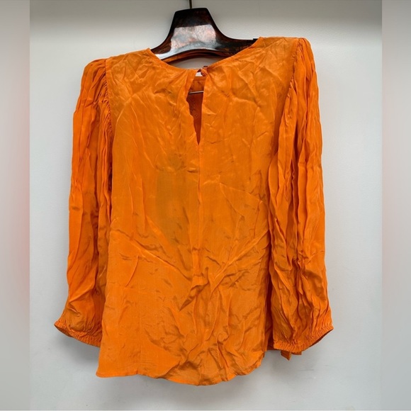 NWT FARM Rio Orange Lace Blouse - Picture 7 of 10
